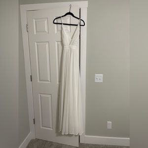 Beautiful white long maxi dress